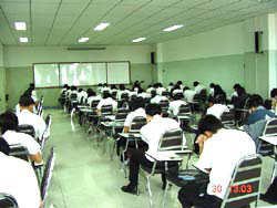 exam students