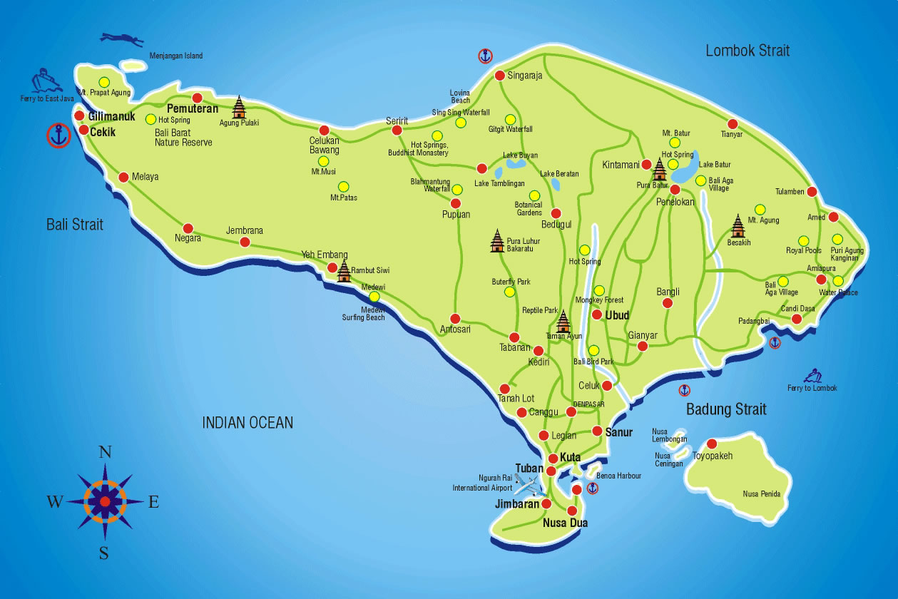 bali map