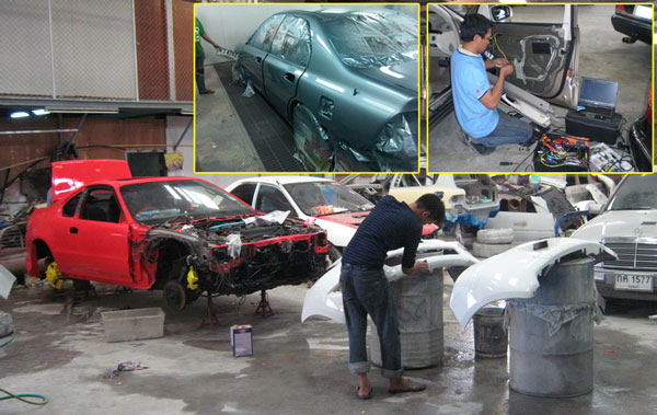 ช่างเคาะ ปะผุ พ่นสีรถยนต์ ก็เงินดี มีอนาคตนะ car repair 1