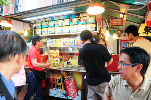 ร้านน้ำแข็งไสที่เรามานั่งพักเหนื่อย singapore 04