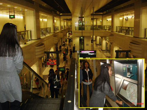 การเดินทางด้วยรถไฟฟ้าใต้ดิน singapore 27