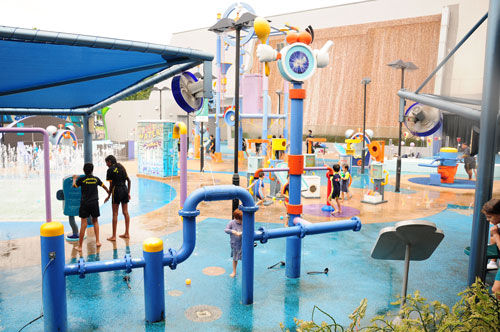 สวนน้ำหน้าพิพิธภัณฑ์ singapore 29